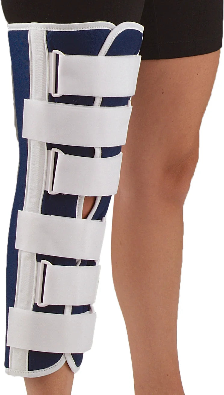 DeRoyal Sized Canvas Knee Immobilizer