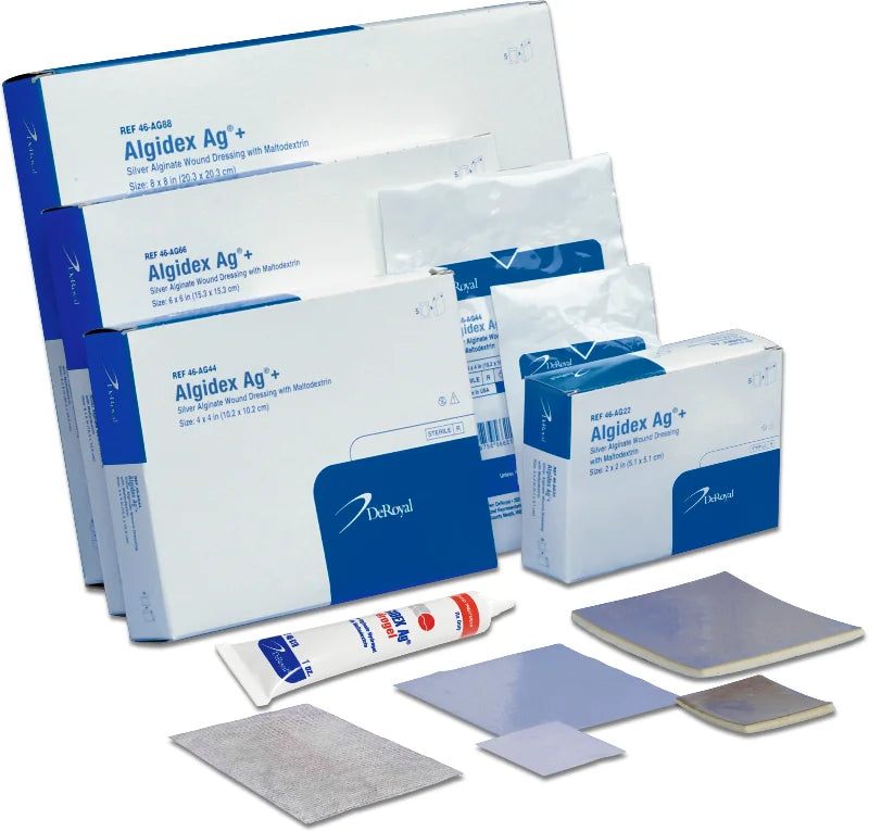 DeRoyal Algidex Ag®+ Antimicrobial Wound Dressing