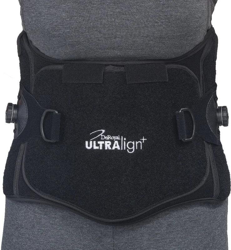 DeRoyal ULTRAlign®+ LSO, Low-profile LSO and TLSO powered by the BOA® Fit System