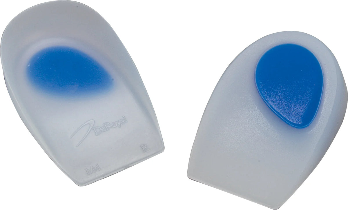 DeRoyal Silicone Heel Cups