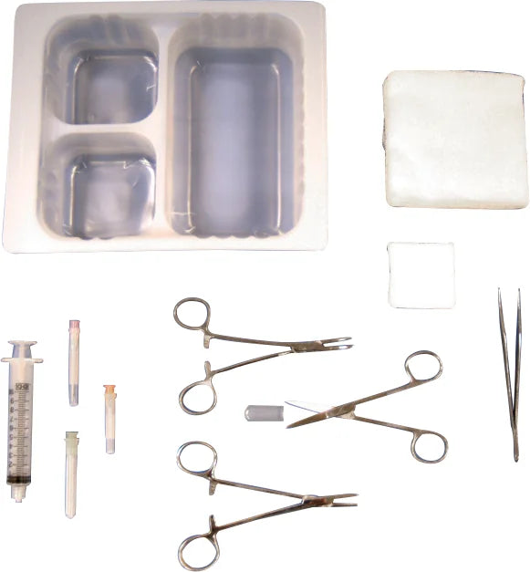 DeRoyal Laceration Trays