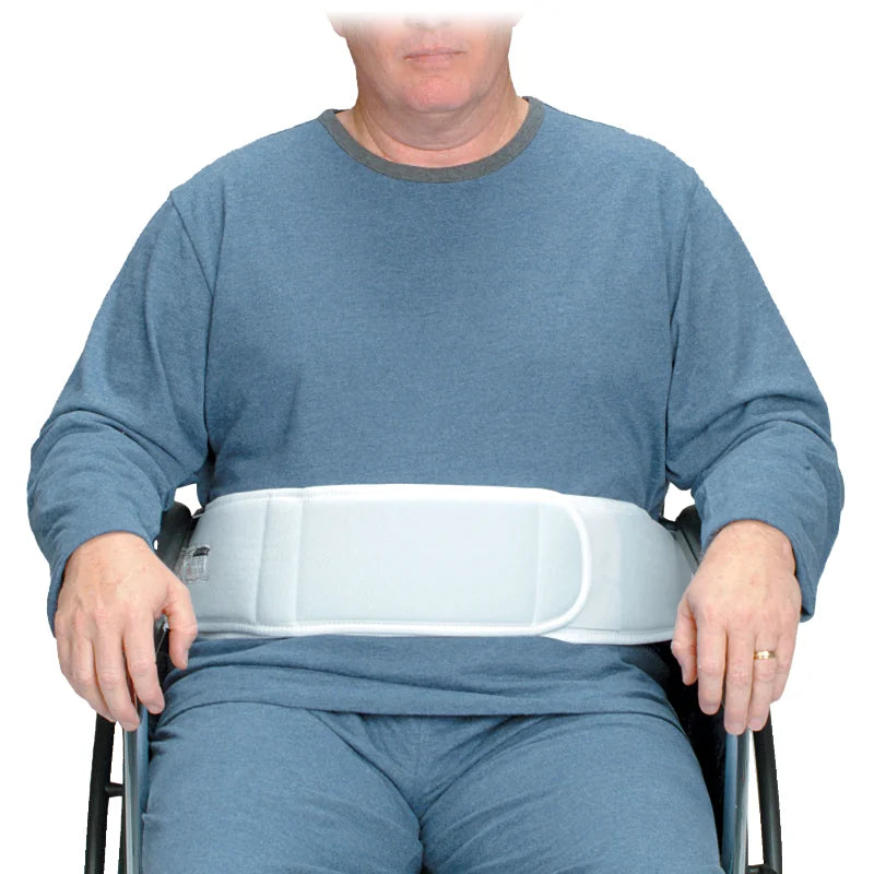 DeRoyal Foam Wheelchair Belt w/ Hook and Loop Closure