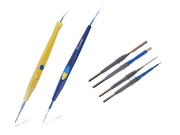 Conmed Disposable Electrosurgical Pencils: Hand Control Pencil, 1" Blade Electrode, Rocker Switch, Standard Disposable Blade, 10ft Cable, Holster, 40/cs