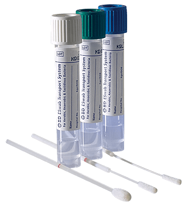 BD 220246 Specimen Collection & Transport System: ESwab Collection Kit, Minitip Flocked Swab, 50/pk (Short Dated; Temp Sensitive