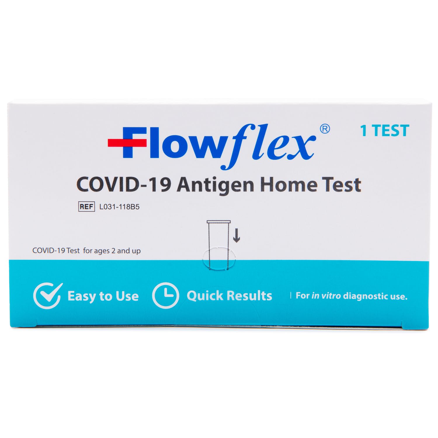 Flowflex COVID-19 Antigen Home Test (1 Test / Kit) Case of 300 Kits