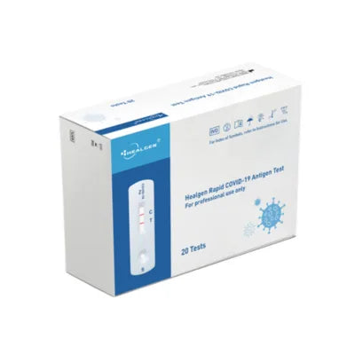 Healgen® Rapid COVID-19 Antigen Test [POC] (25 Tests/Kit), 12+ months (Healgen GCCOV-502a-NA)