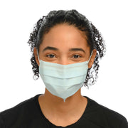 Crosstex Securefit Isofluid Face Mask: ASTM Level 1 Earloop Mask, Blue, 50/bx, 10 bx/ctn