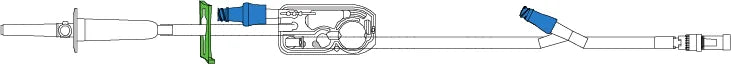IV Pump Set PlumSet™ Pump 2 Ports 15 Drops / mL Drip Rate Without Filter 103 Inch Tubing Solution (ICU Medical 1468728)
