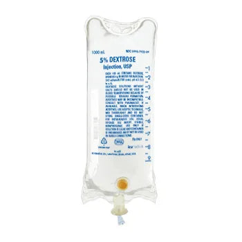 1000mL 5% dextrose (ICU Medical 792209)