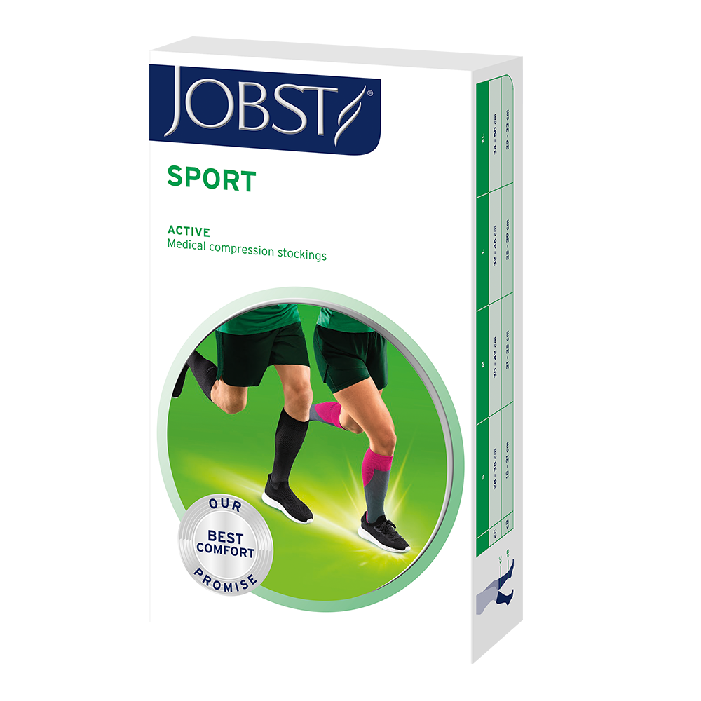 BSN Medical/Jobst 119519 BSN Medical Jobst® Ultrasheer Compression Stockings, Knee High, 15-20 mmHG, Closed Toe, Anthracite, Medium