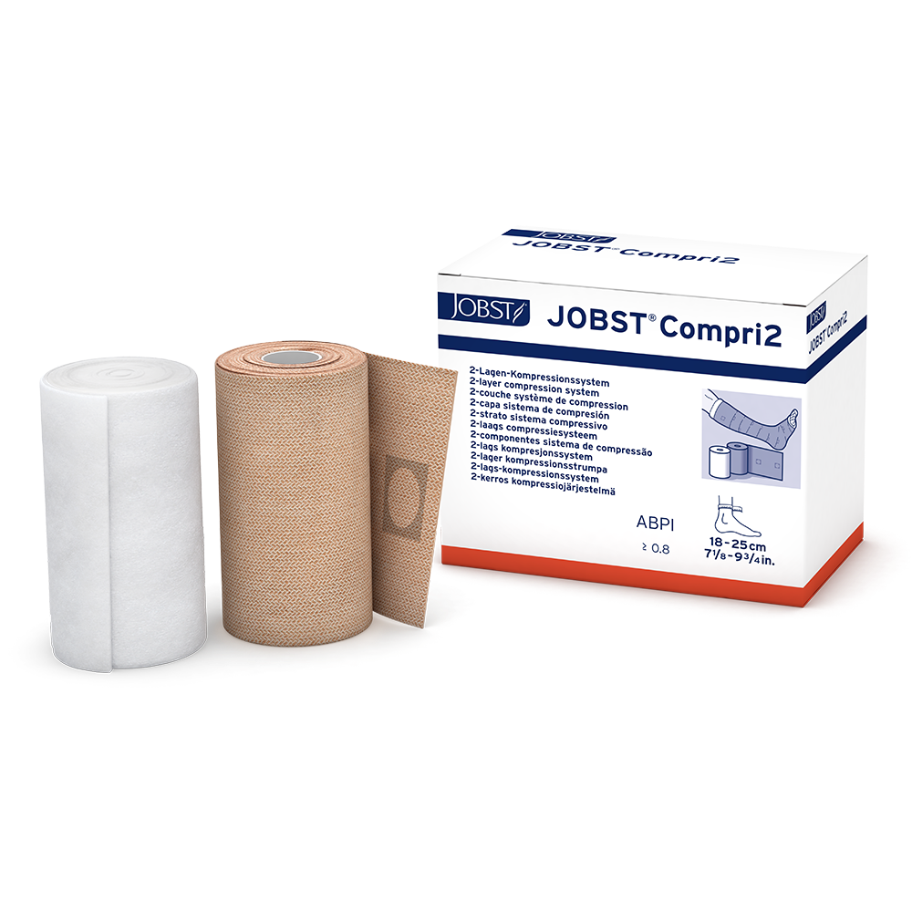 BSN Medical/Jobst 7627101 BSN Medical Jobst® Compri2 ® Layered Bandages: Compression Bandage, 2 Layers, 9 3/4" to 12 1/2", 40mmHg, No Closure, Tan, Non-Sterile, 1/kt