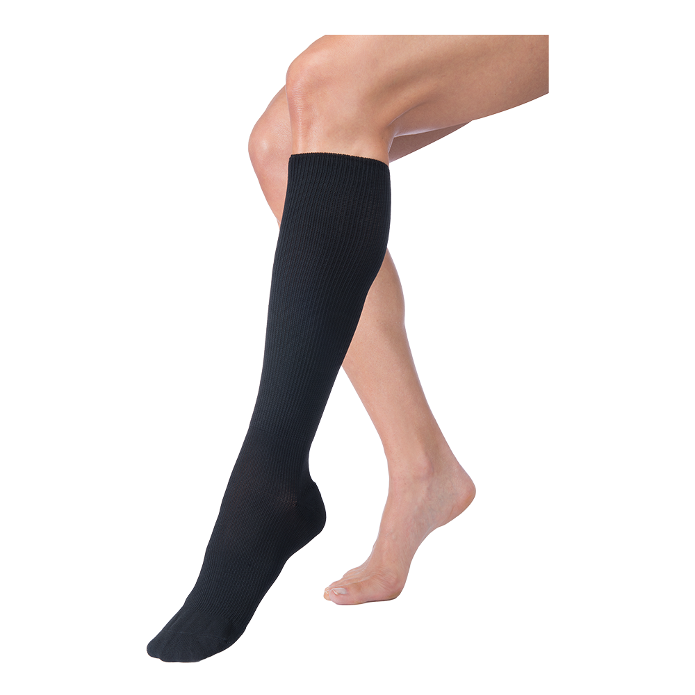 BSN Medical/Jobst 7666418 BSN Medical Jobst® Farrowhybrid® Compression Sock: Compression Socks, ADI, Wide, Black, Medium, 1/pr (FLFH-ADIWB4)