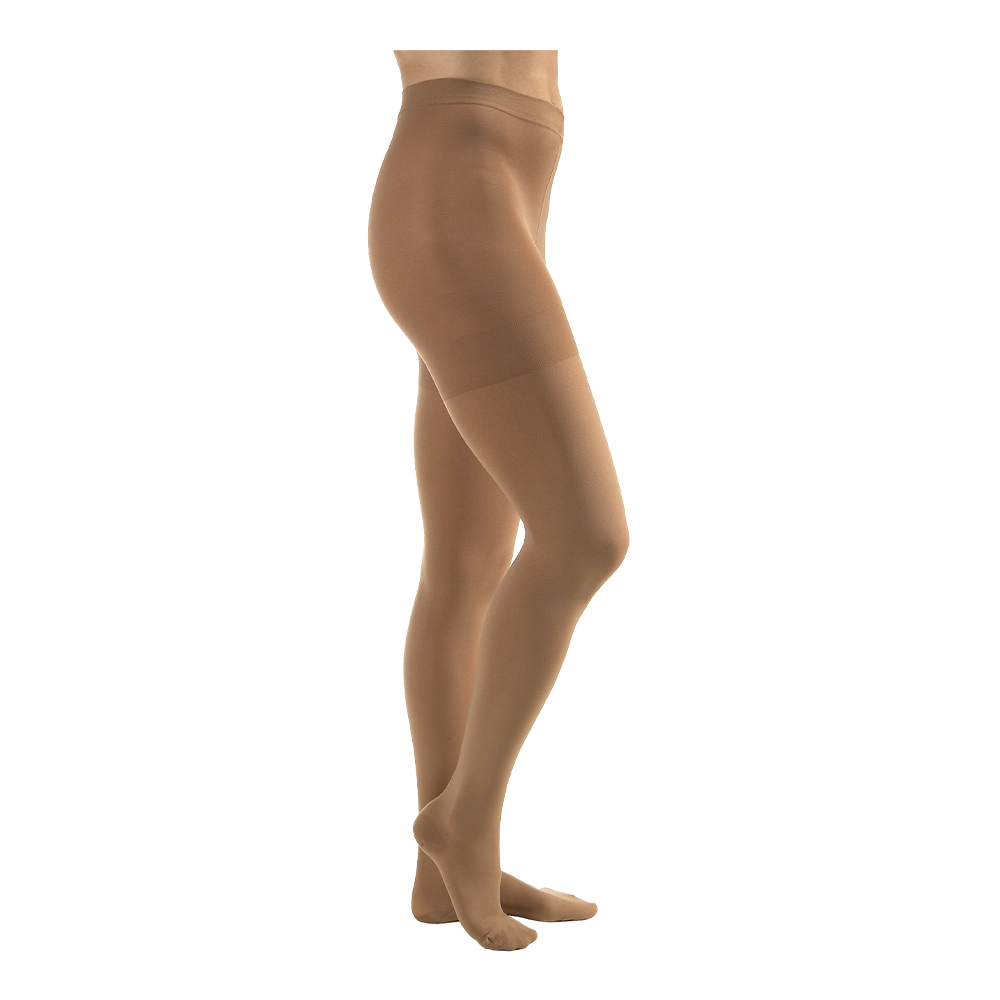 BSN Medical/Jobst 114049 BSN Medical Jobst® Relief ® Compression Stockings, Thigh High, Silicone Band, Petite, Medium, Beige, Open Toe