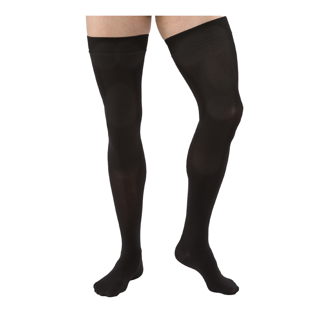 BSN Medical/Jobst 114826 BSN Medical Jobst® Relief ® Compression Stockings, Thigh High, Silicone Band, Small, Black, Closed Toe
