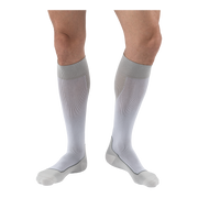 BSN Medical/Jobst 7529000 BSN Medical Jobst® Sport Socks, Knee High, 20-30 mmHG, Closed Toe, White/Grey, Small