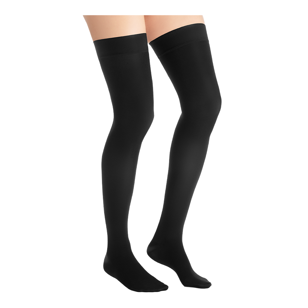 BSN Medical/Jobst 119636 BSN Medical Jobst® Ultrasheer Compression Stockings, Thigh High, 15-20 mmHG, Closed Toe, Lace, Petite, Classic Black, Small