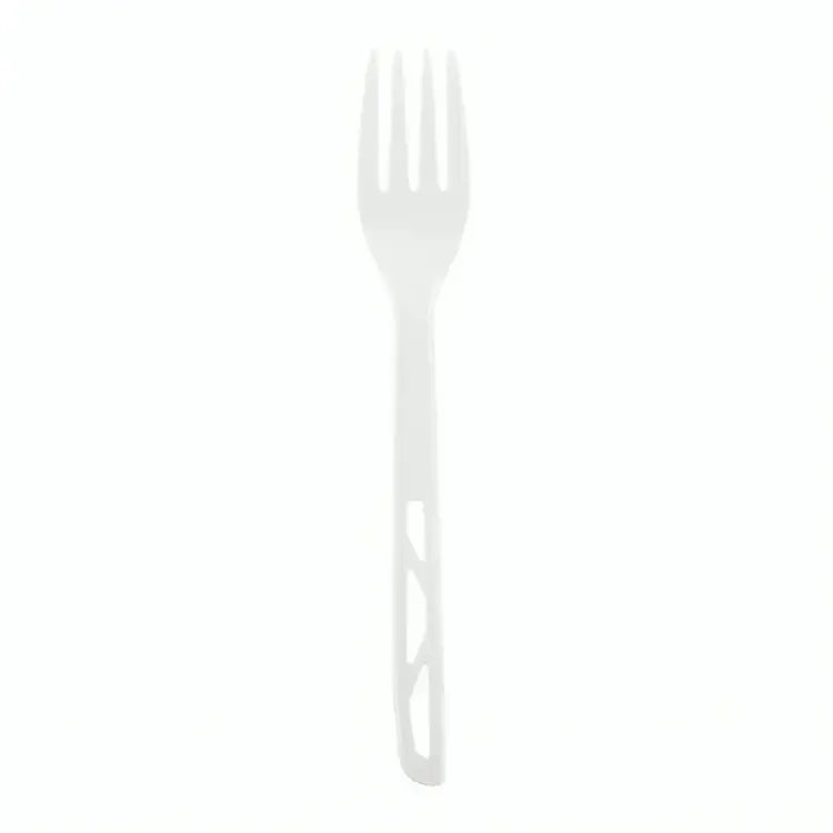 Compostable Fork / Knife 100% Compostable CPLA Cutlery (White Color) (Maadho M-P-07002)