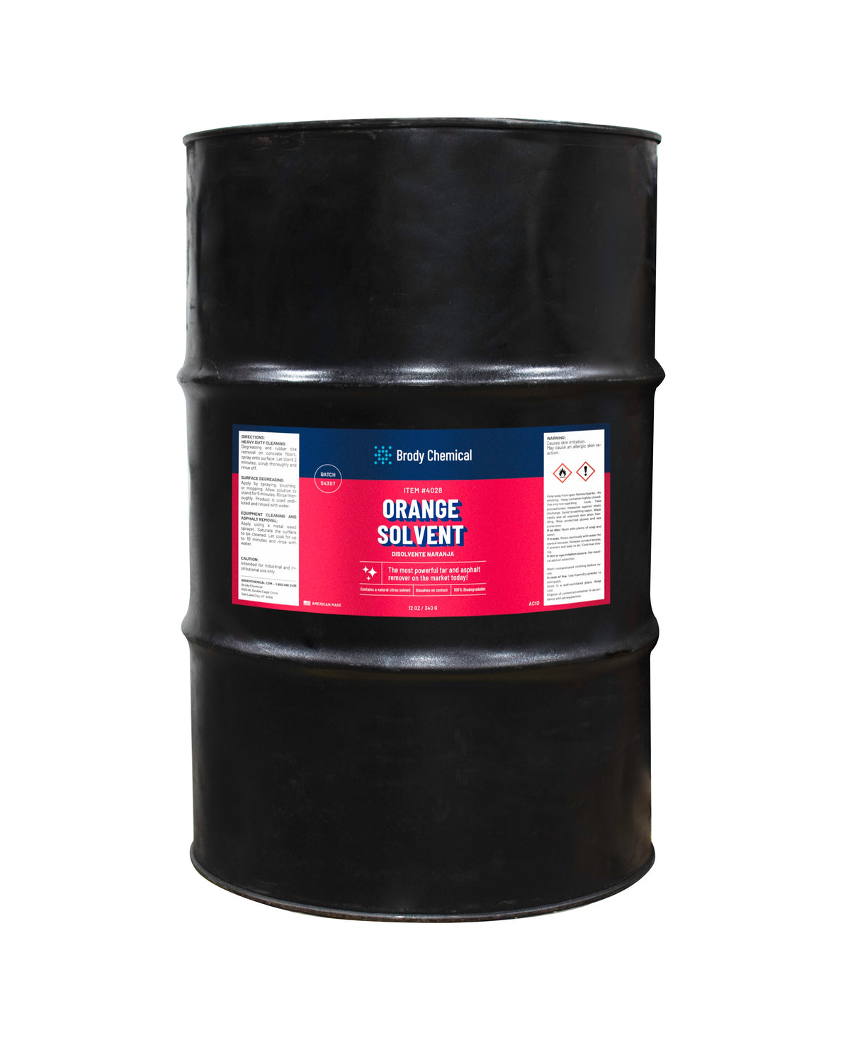 Brody Chemical 4028 Orange Solvent