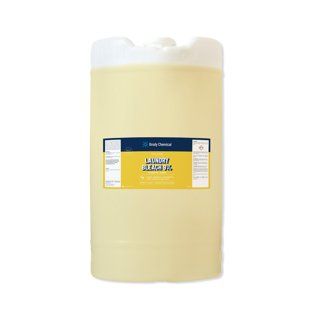 Brody Chemical 7016 Laundry Bleach 9%