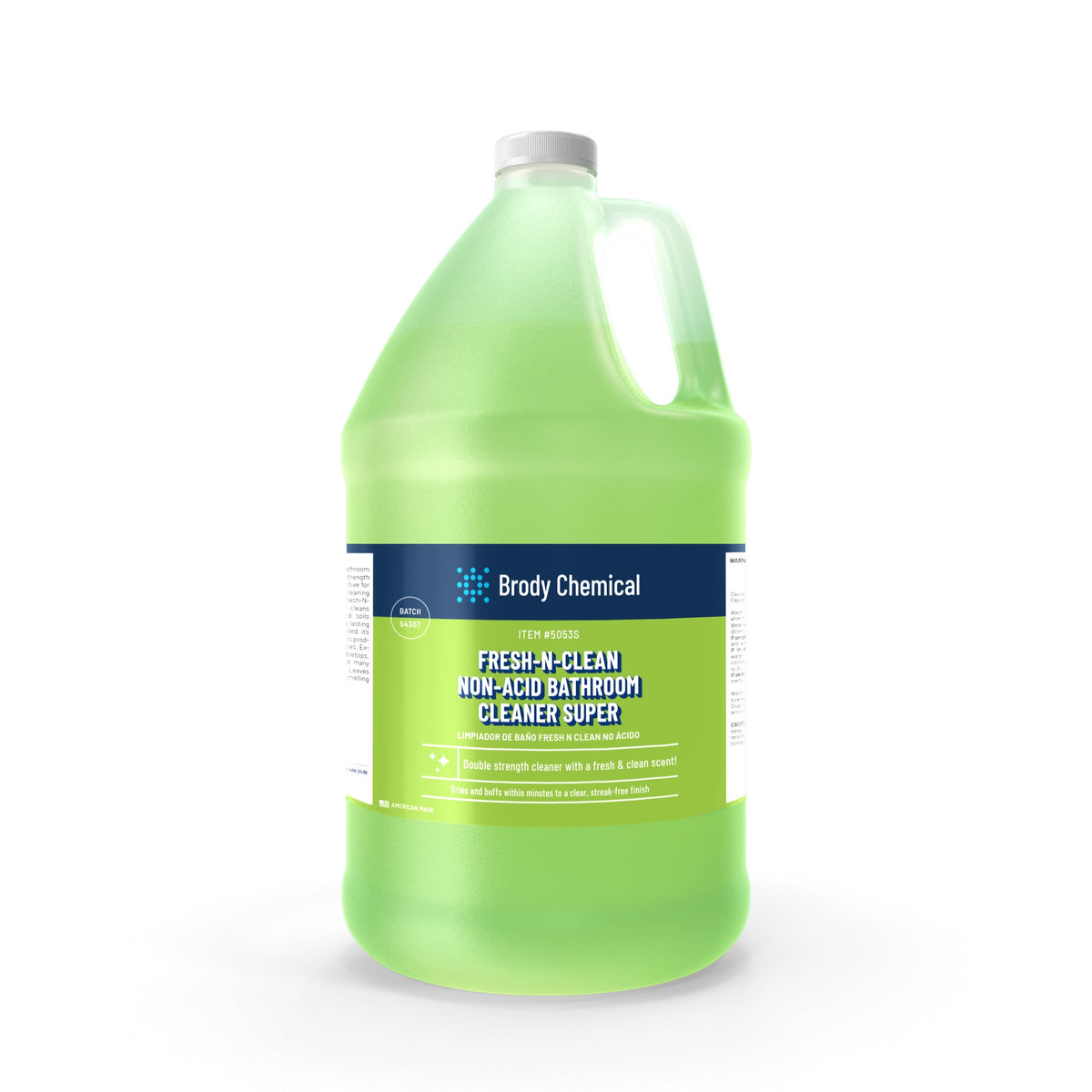 Brody Chemical 5053S Fresh-N-Clean Non-Acid Bathroom Cleaner Super