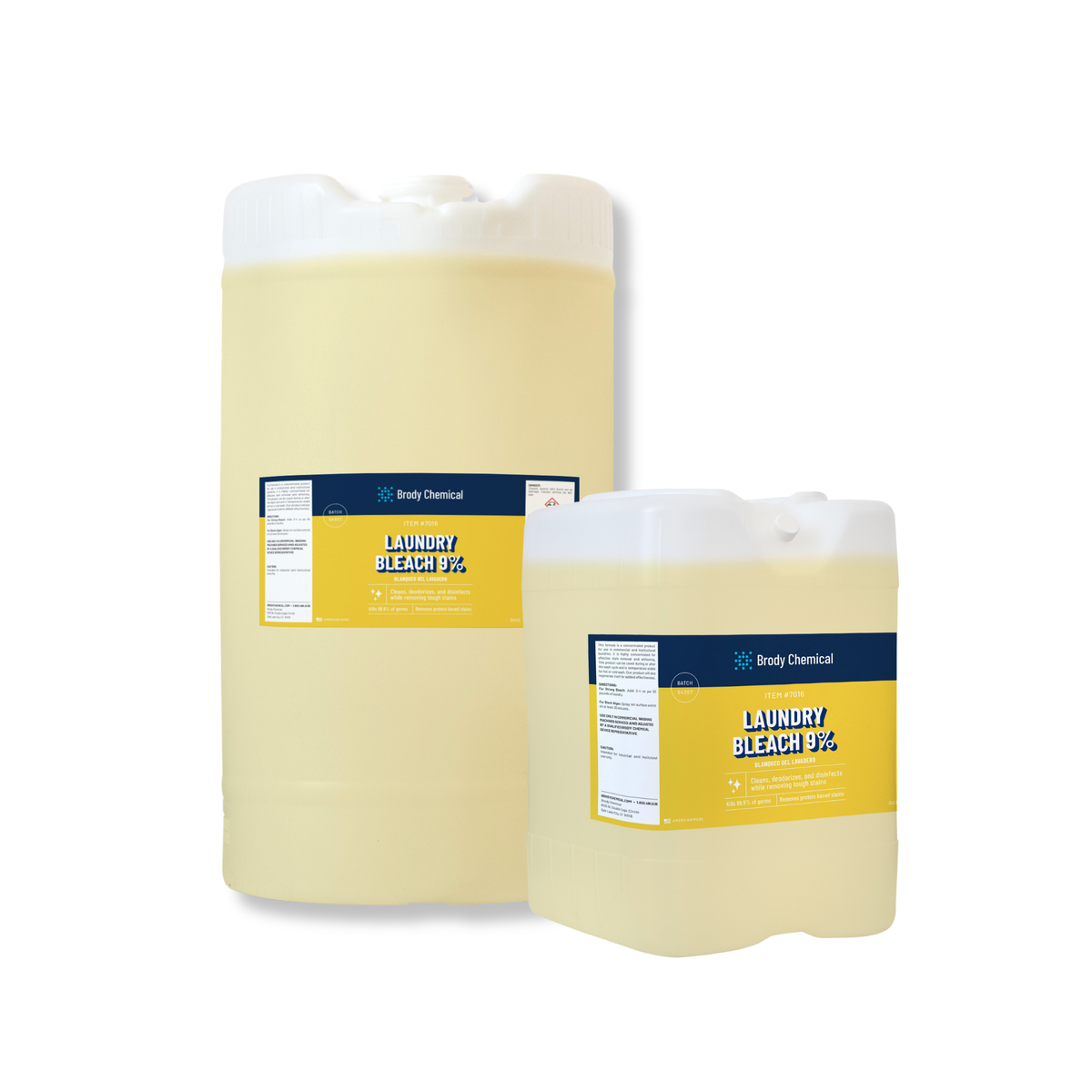 Brody Chemical 7016 Laundry Bleach 9%