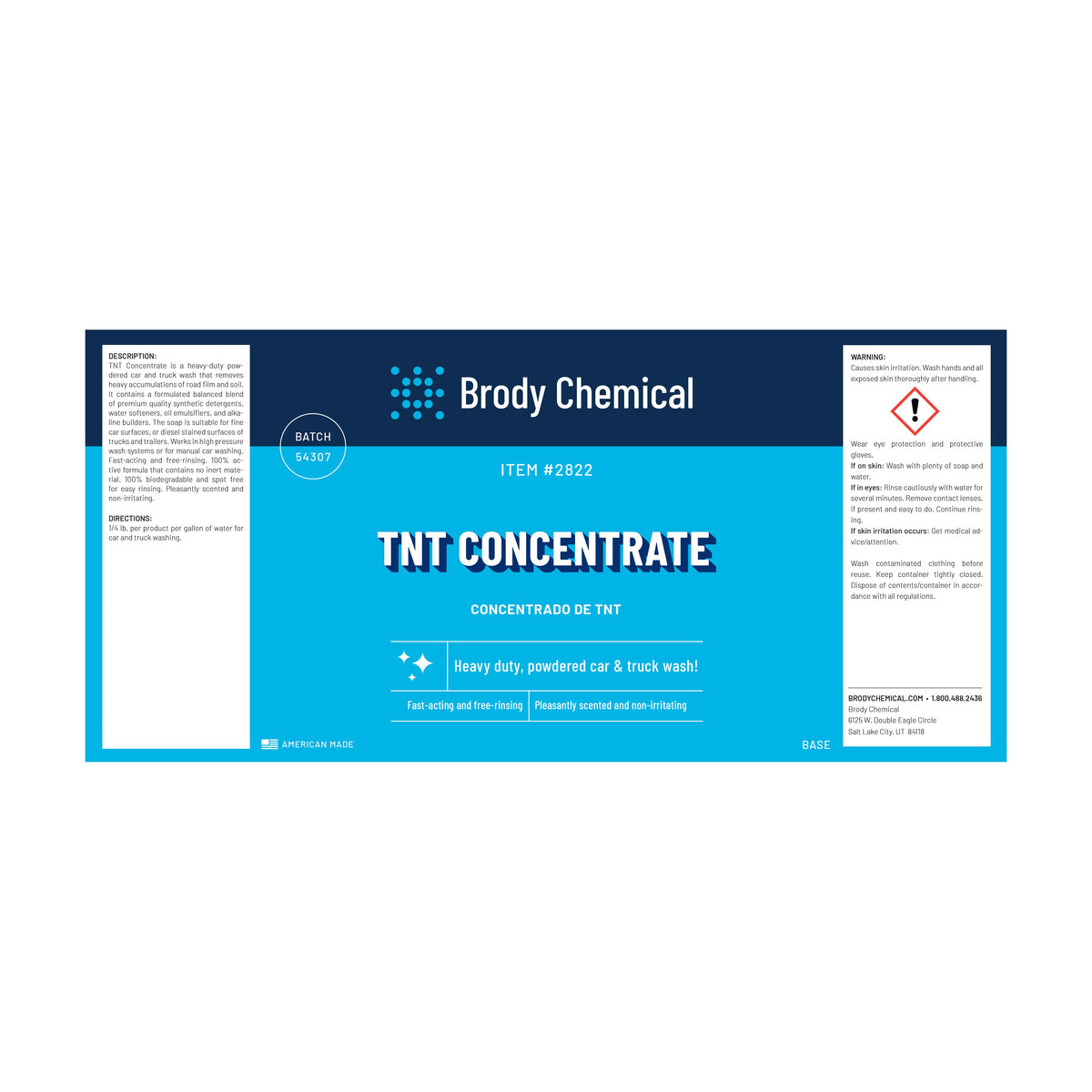 Brody Chemical 2822 TNT Concentrate Powder