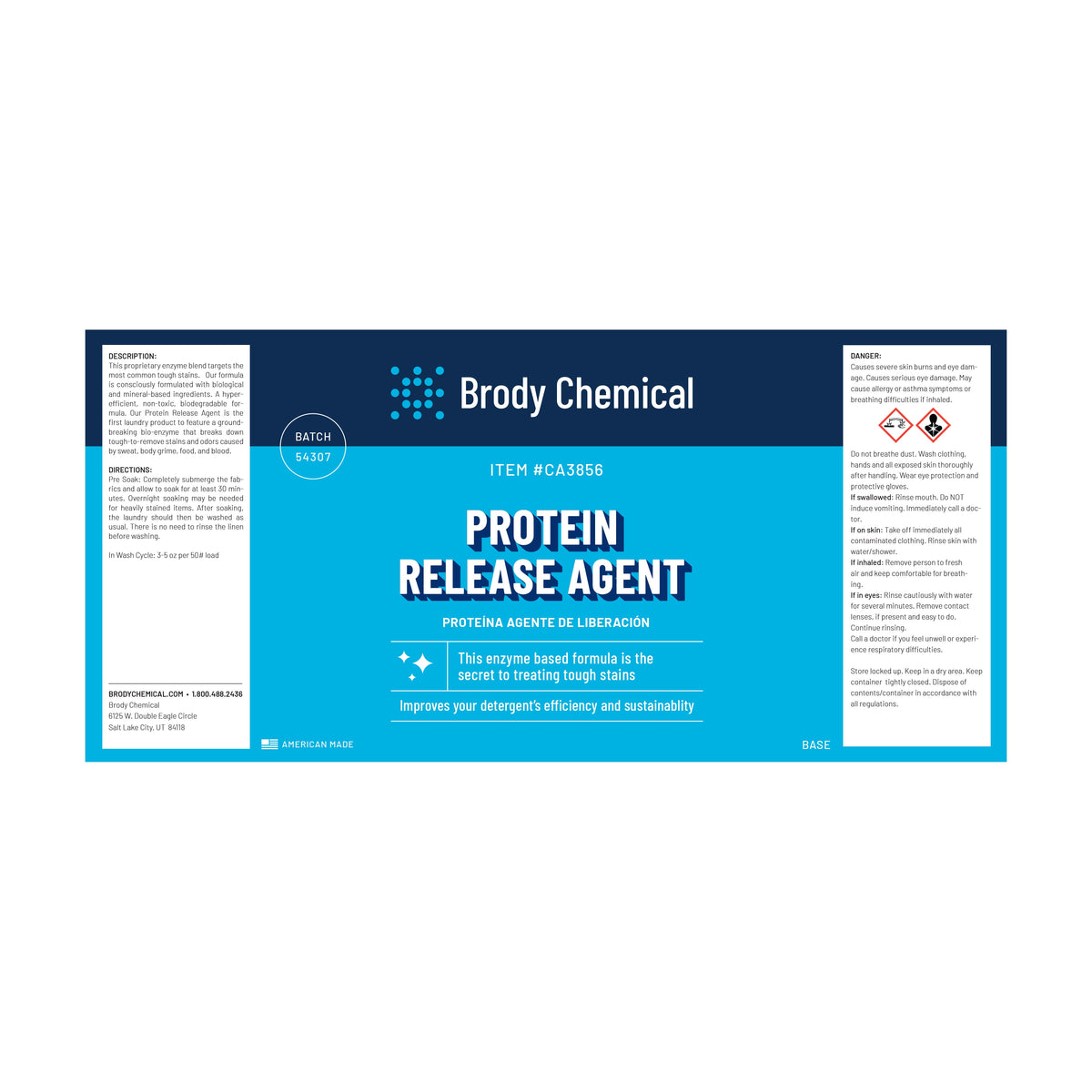Brody Chemical CA3856 Protein Release Agent