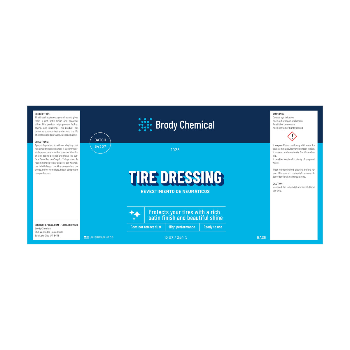 Brody Chemical 1028 Tire Dressing