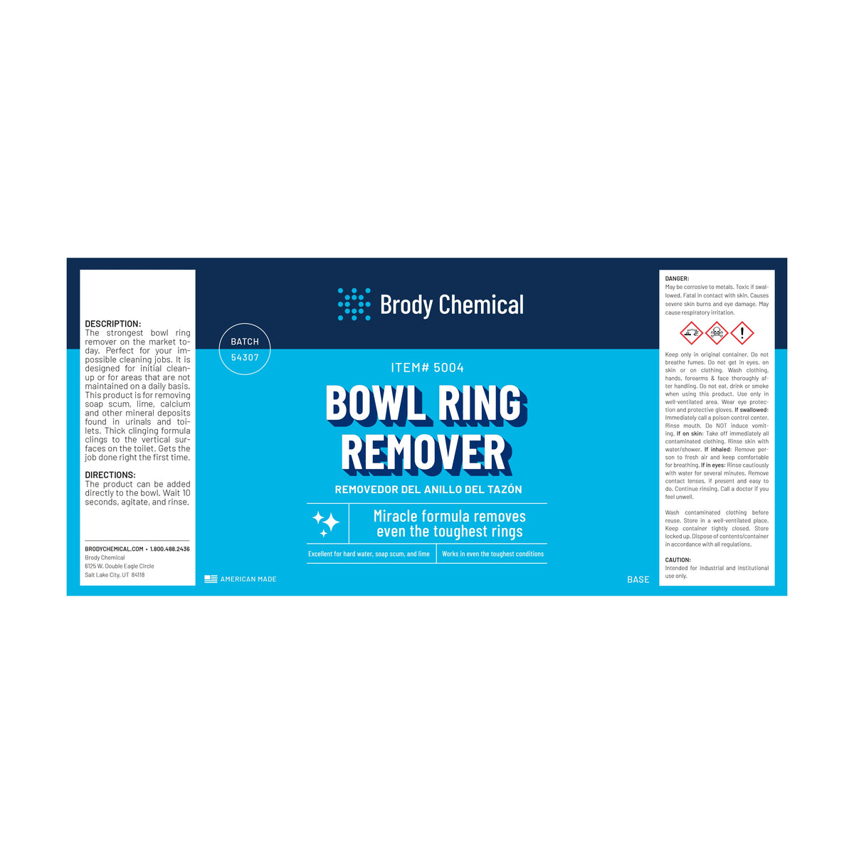 Brody Chemical 5004 Bowl Ring Remover