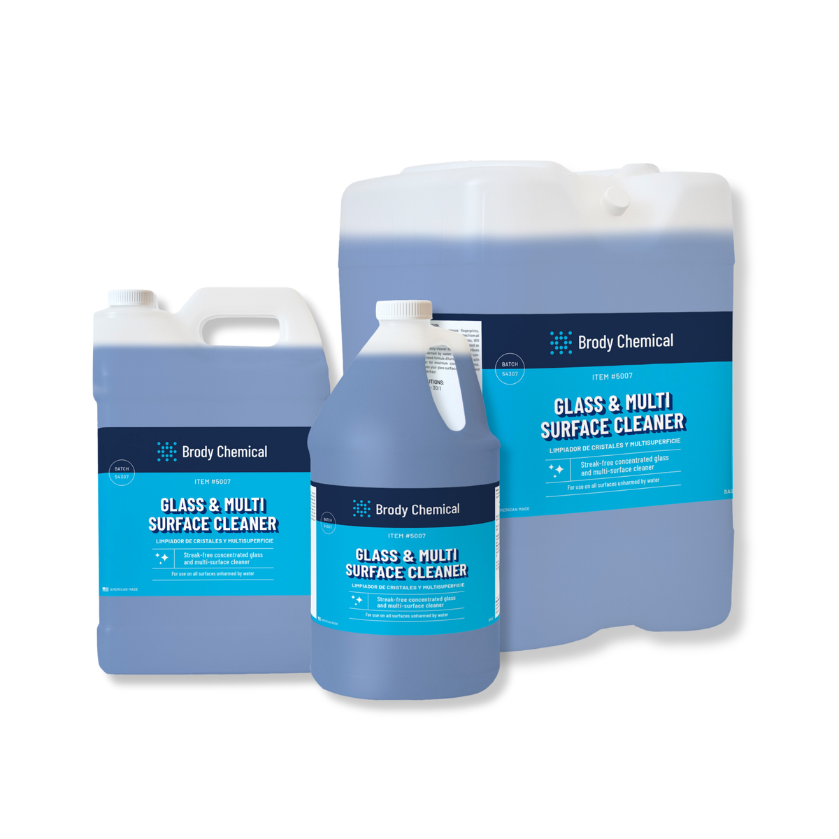 Brody Chemical 5007 Glass and Multi Surface Cleaner