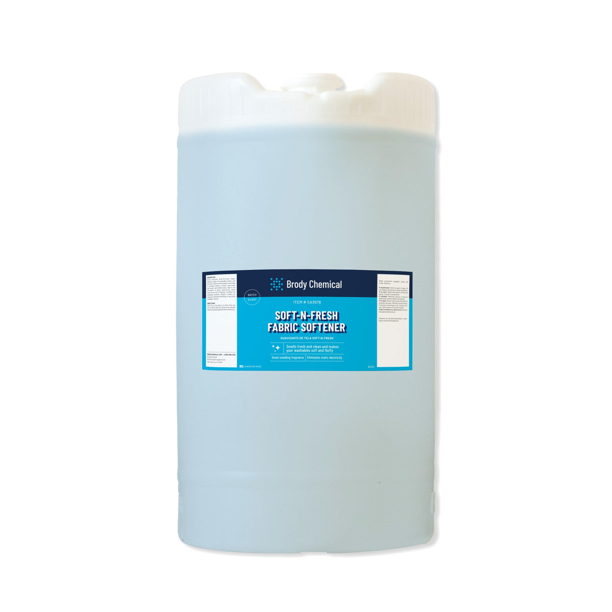 Brody Chemical CA3978 Soft-N-Fresh Fabric Softener