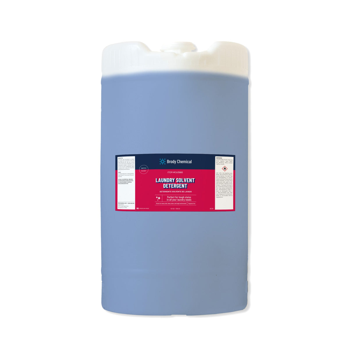 Brody Chemical CA3980 Laundry Solvent Detergent