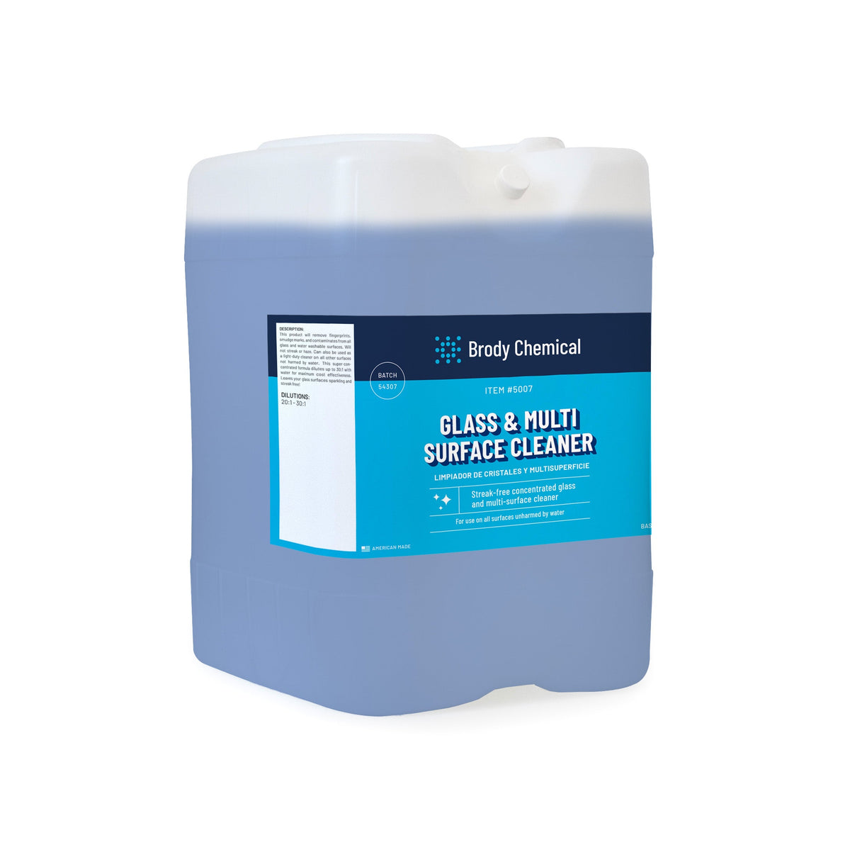 Brody Chemical 5007 Glass and Multi Surface Cleaner