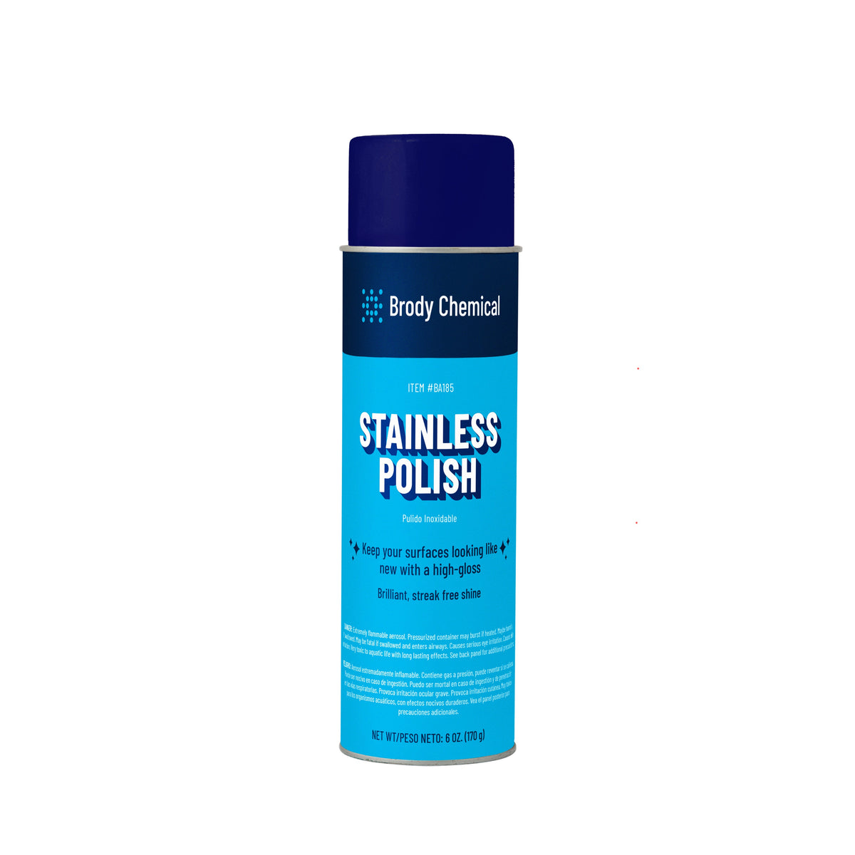 Brody Chemical BA185 Stainless Polish Aerosol