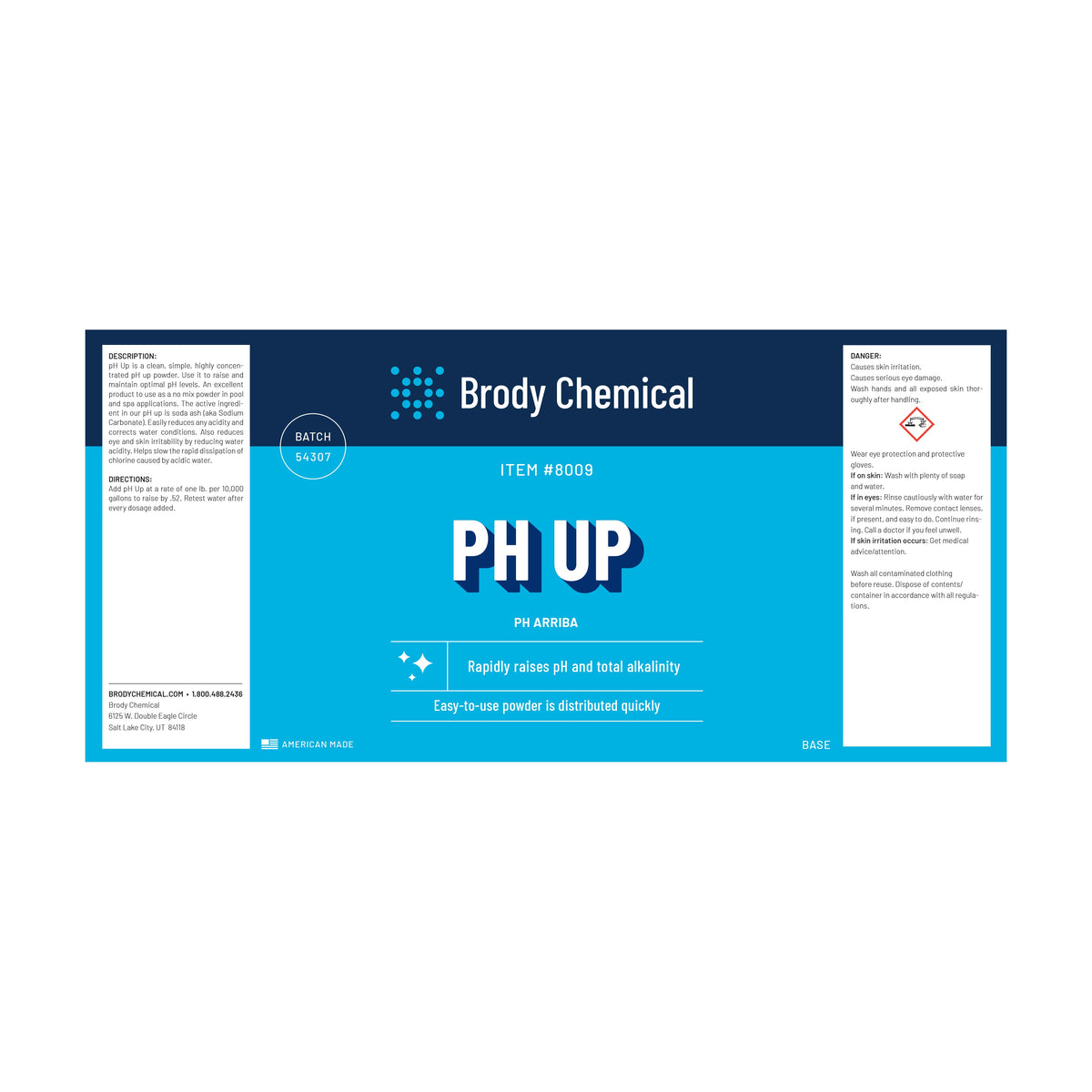 Brody Chemical 8009 PH UP