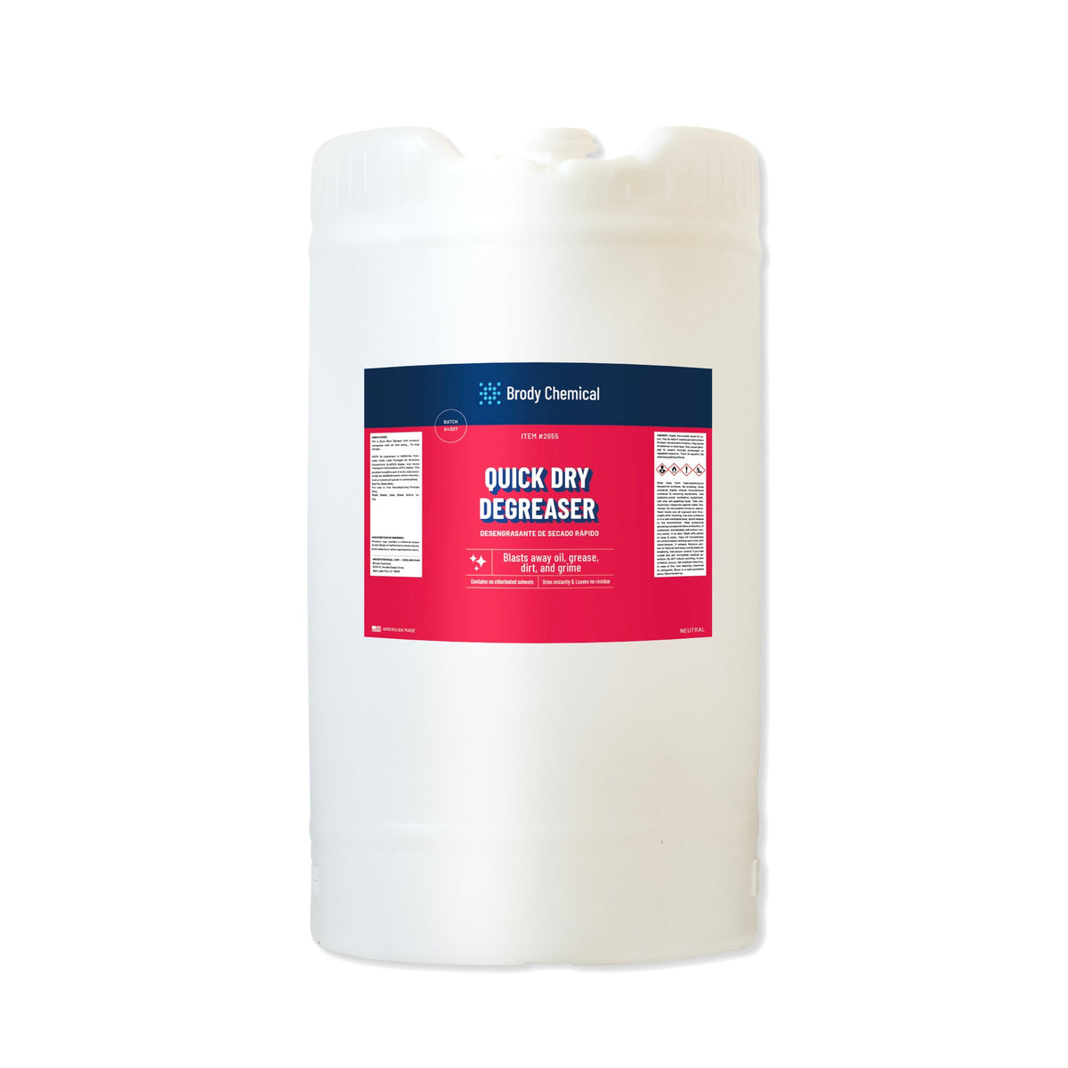 Brody Chemical 2655 Quick DRY Degreaser