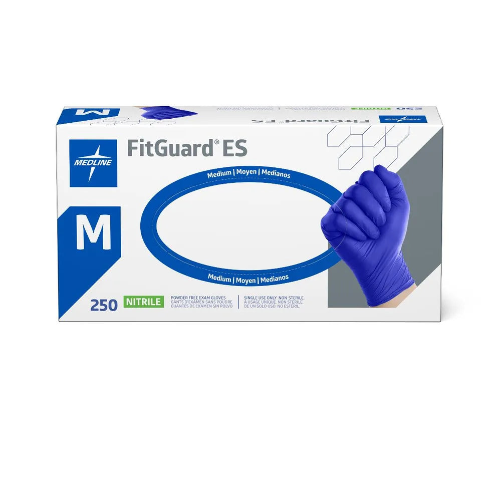 Medline FitGuard ES Select Nitrile Exam Gloves, 4.5 MIL (Medline TRG400)