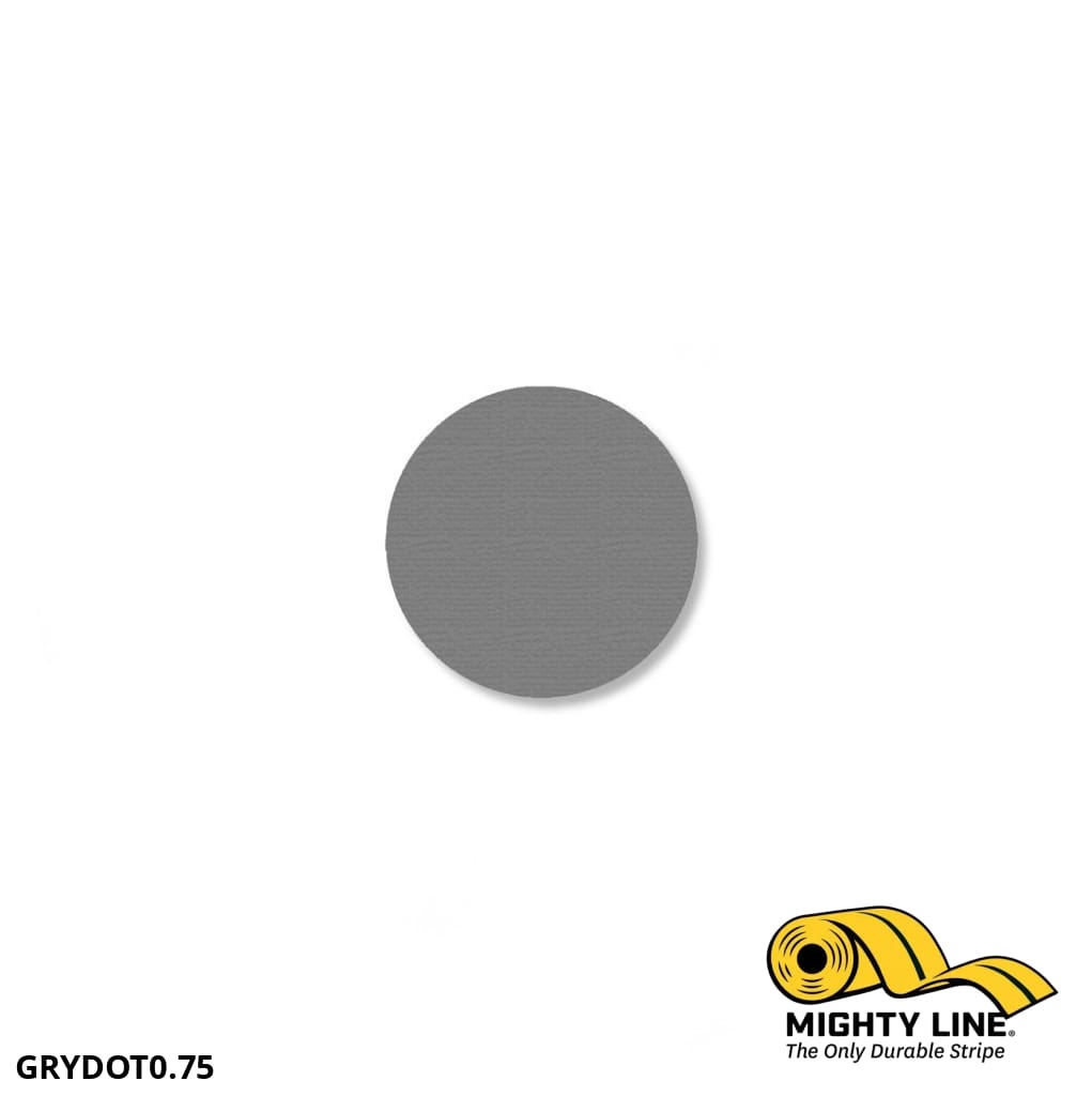 Mighty Line ¾” Gray Floor Marking Dots, Pack of 200