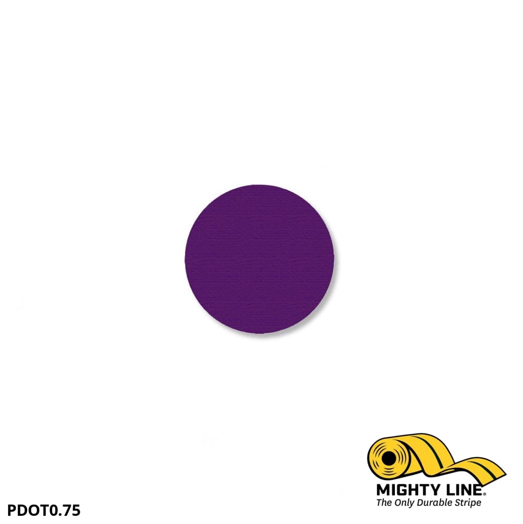 Mighty Line ¾” Purple Floor Marking Dots, Pack of 200