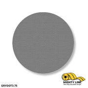 Mighty Line 3.75 in Gray Floor Marking Dots, Pack of 100