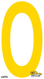 Mighty Line O Letter Floor Marker Adhesive, 4.5 inx10 in size, pack of 10