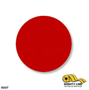 Mighty Line Tape 3.5 in Red Floor Marking Tape, Pack of 100
