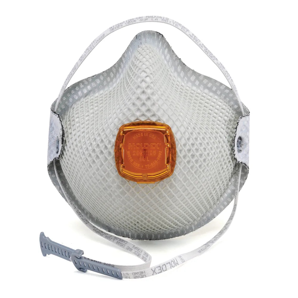 Size Medium/Large, HandyStrap N95 Particulate Respirator 2800N Series Plus Nuisance Ozone / Organic Vapors (Moldex™ 2800N95)
