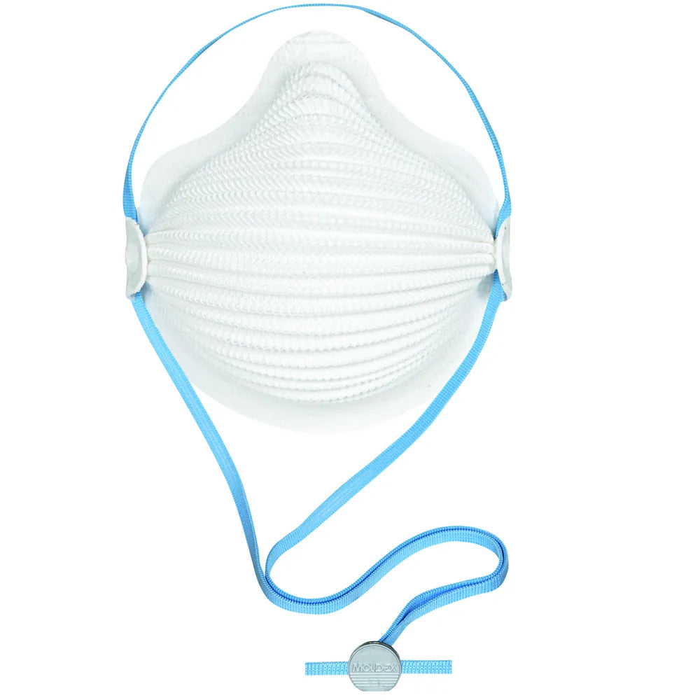 AirWave N95 Particulate Respirator, Size Medium/Large, with Exclusive Adjustable SmartStrap™, Easy Breathing Waves, Ultimate FlexFit Comfort and Dura-Mesh Shell (Moldex™ 4600)