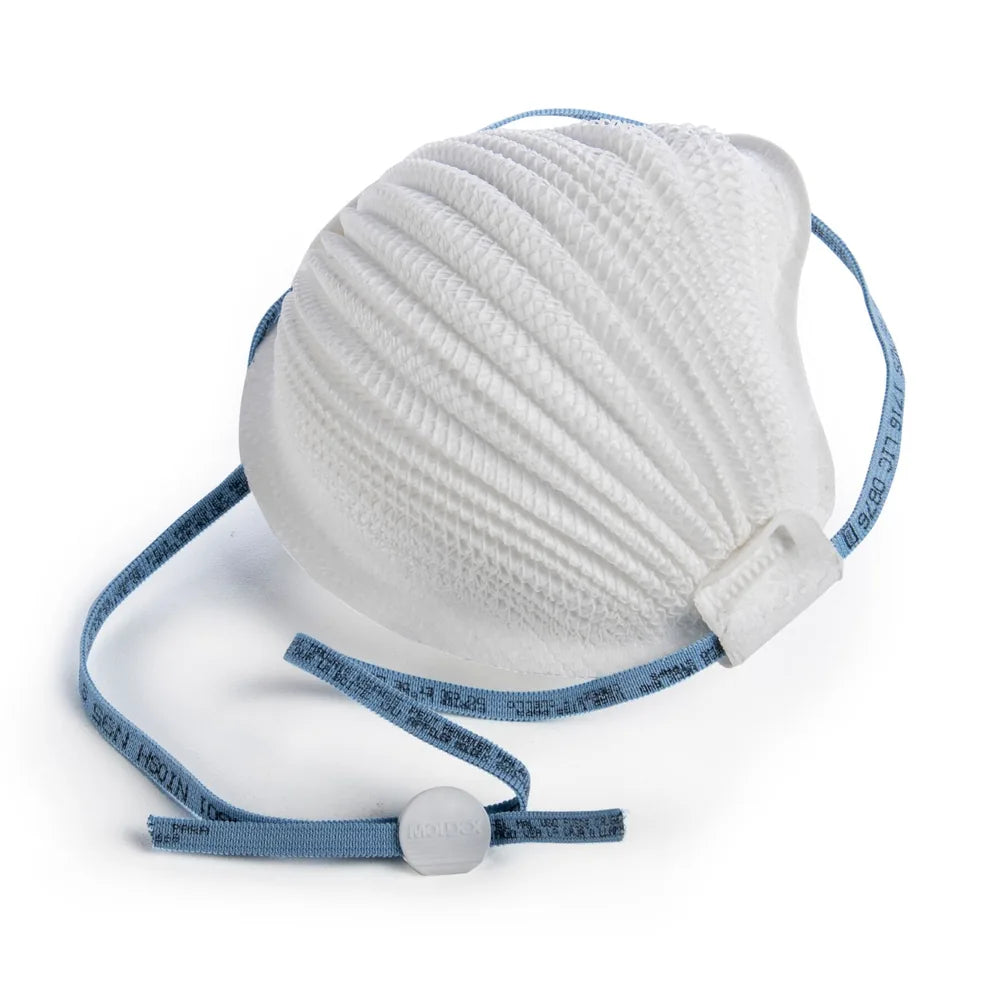 AirWave N95 Particulate Respirator, Size Small, with Exclusive Adjustable SmartStrap™, Easy Breathing Waves, Ultimate FlexFit Comfort and Dura-Mesh Shell (Moldex™ 4601)