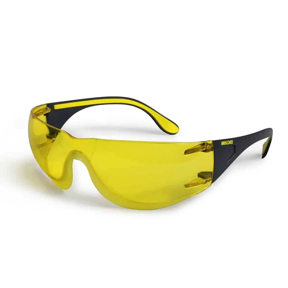 Amber Lens with Overmold (Premium Anti-Fog on both sides) (Premium Scratch Resistance Both Sides) (Moldex™ 5002A-1)