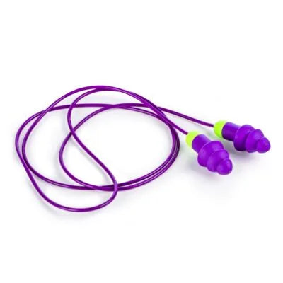 ROCKETS Reusable Earplugs Bagged Corded, NRR 27 (Moldex™ 6404)