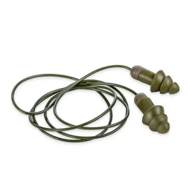 ROCKETS Reusable Earplugs (SPECIAL OPS GREEN) Corded, NRR 27 (Moldex™ 6485)