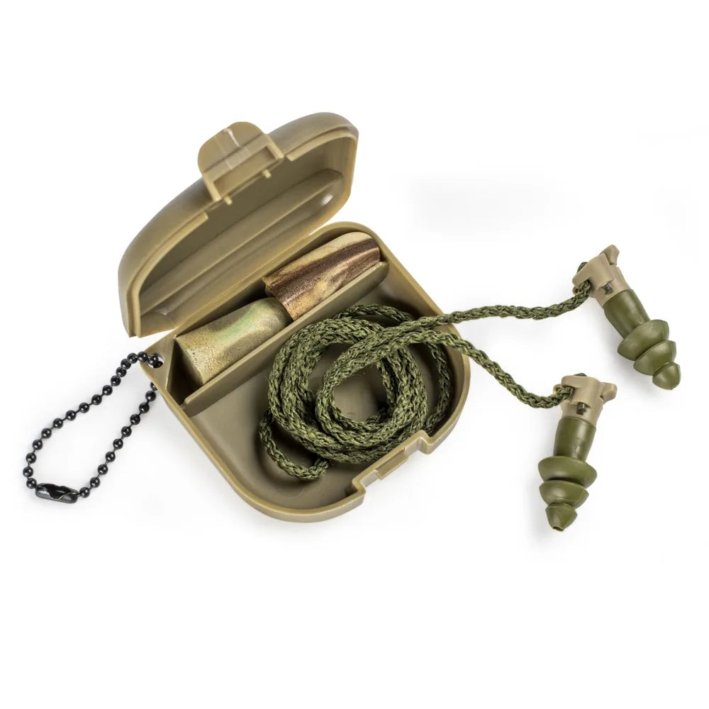 BattlePlugs (Medium Size #6498) + Camo Plugs Special Ops (#6608 Foam/uncorded) Combo in Pocket-Pak Duo (Moldex™ 6598)