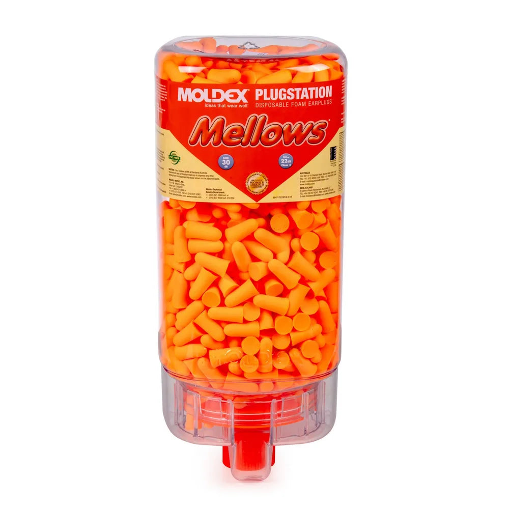 PlugStation with 500 Pairs Mellows, NRR 30 (Moldex™ 6847)